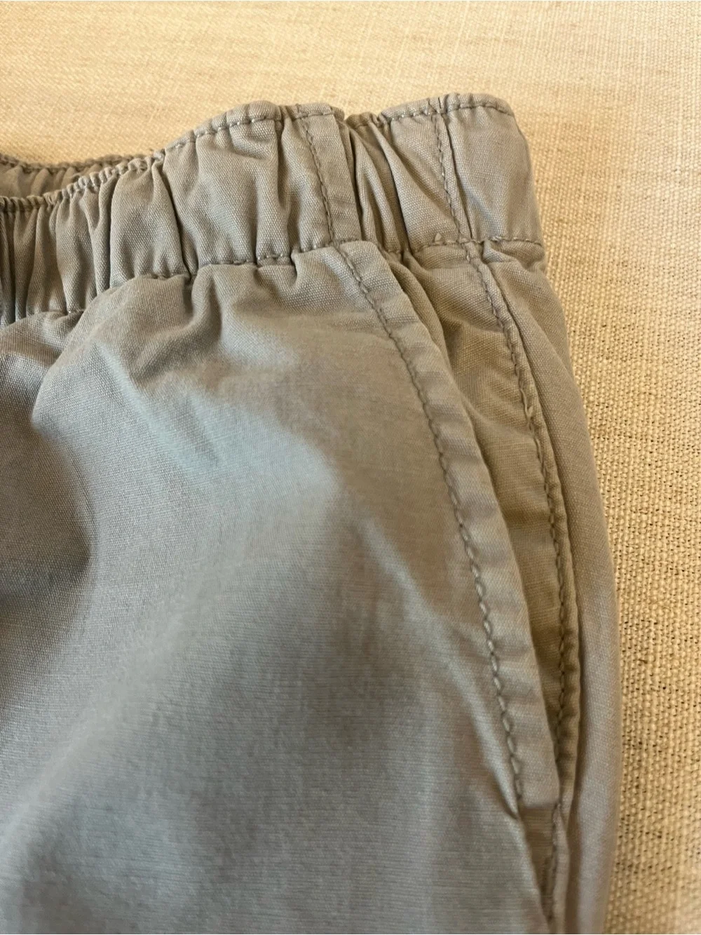 GAP Kids Gray Elastic-Waist Jogger Pants